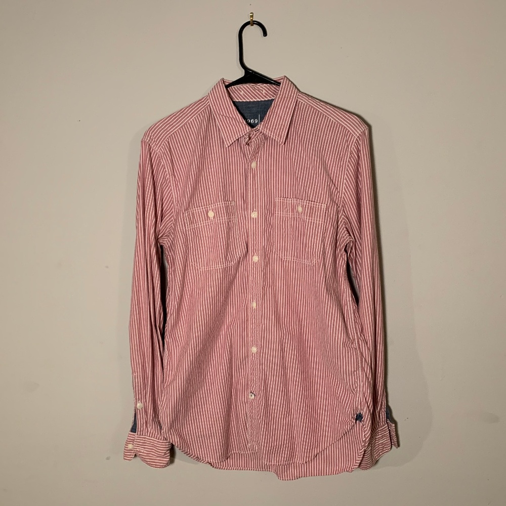 Striped Button Up